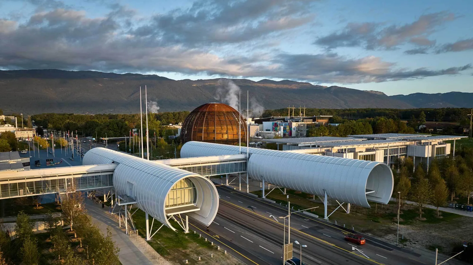 Le Portail de la science du CERN vue de l'extérieur