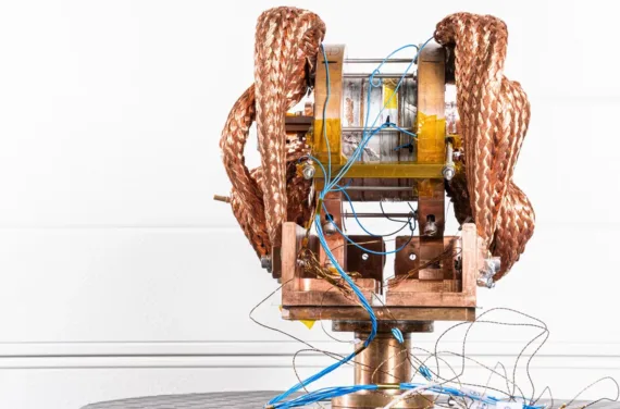 Research infrastructures - CHART A high-field magnet made of copper cables and coils.