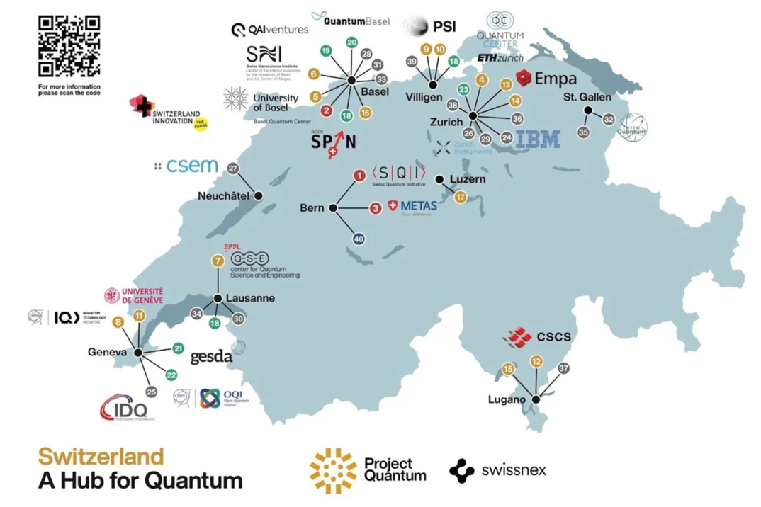 Grafik einer Schweizer Karte